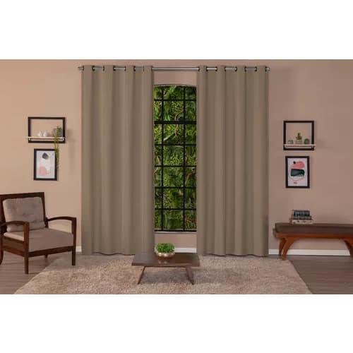 Cortina Blackout PVC corta 100 % a luz 2,80 m x 2,00 Várias cores Black out