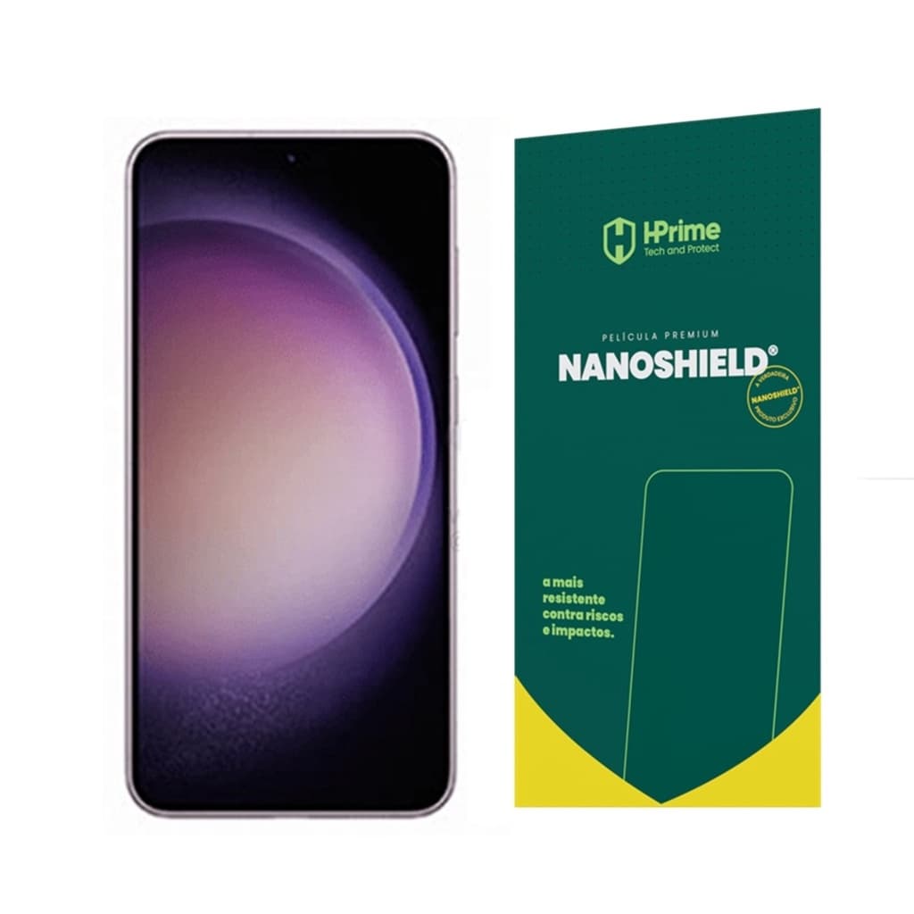 Pelicula Premium HPrime Nanoshield para novo Galaxy S23+ Plus