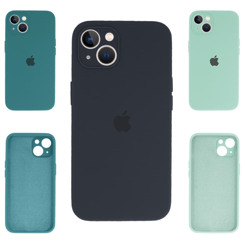 Capinha Silicone Capinha para iPhone 14 Plus com Proteção de Câmera Premium