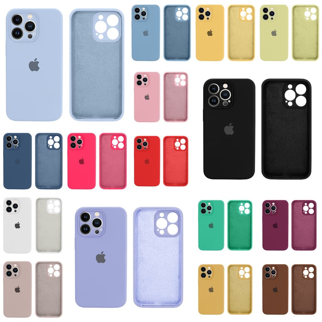 Capinha Celular Silicone para iPhone 13 PRO e 13 PRO MAX com Proteção de Câmera Aveludado