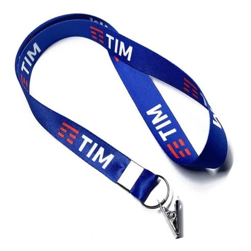 Cordão Personalizado Tim C0370p Para Crachá Ou Chaveiro
