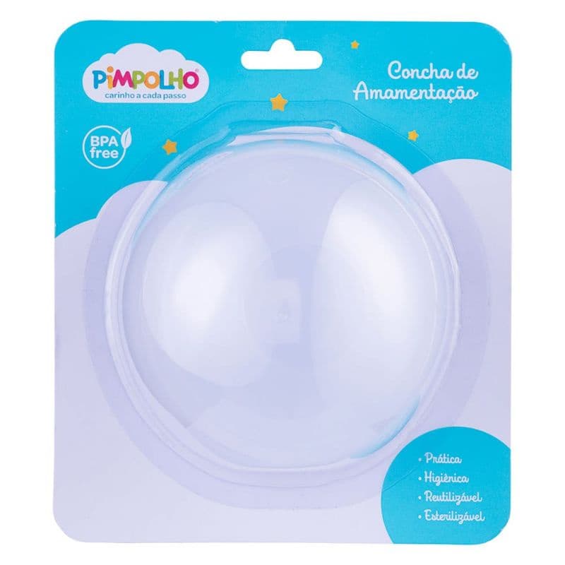 Concha de Amamentação de Silicone com Estojo