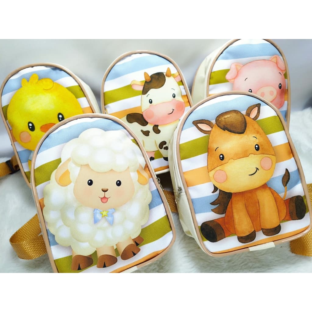 16 mochilas Personalizadas Fazendinha, lembrancinha, presente