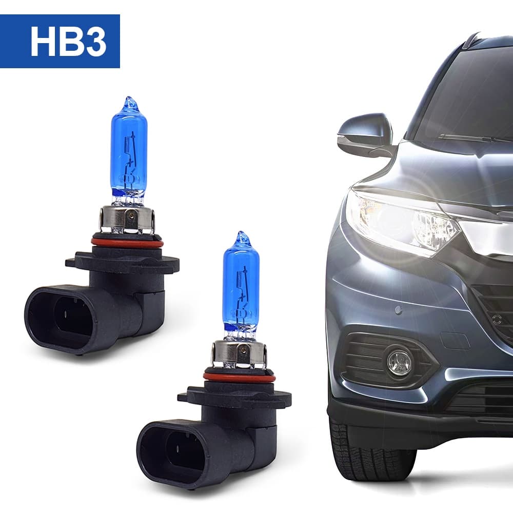 Par Lâmpadas HB3 Farol Alto Honda Civic Super Branca Halogena 2004 2005 2006 2007 2008 2009