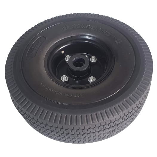 Pneu Maciço Roda 3.50-4 X 4.10 C/ Rolamento Rolete Peso máximo 100 Kg