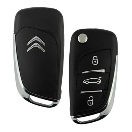 Chave Canivete Adaptação Carcaça Citroen C3 Seda Pallas Vtr