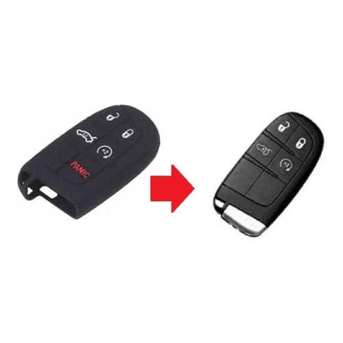 Capa Silicone Chave Presença Carro Jeep Compass Fiat Toro 4b