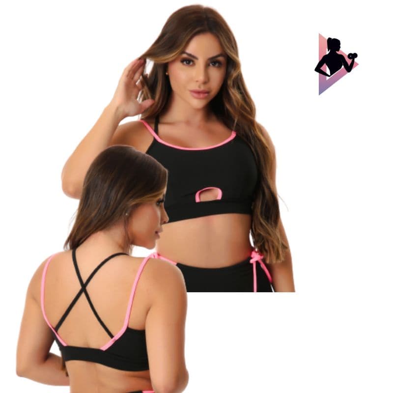 Top Feminino Fitness Esportivo Para Academia Toper Feminina Sem Bojo Neon Para Atividade Fisíca