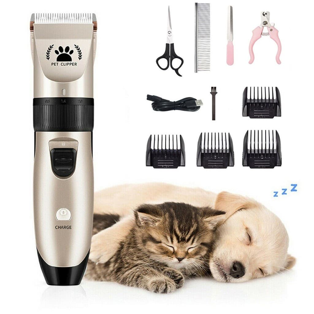 Maquina De Tosa Pet Com 4 Pentes Sem Fio Usb Cães E Gatos - Envio Imediato