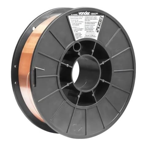 Arame Para Solda Mig 0.8mm Rolo Com 5kg Uso Com Gás Vonder