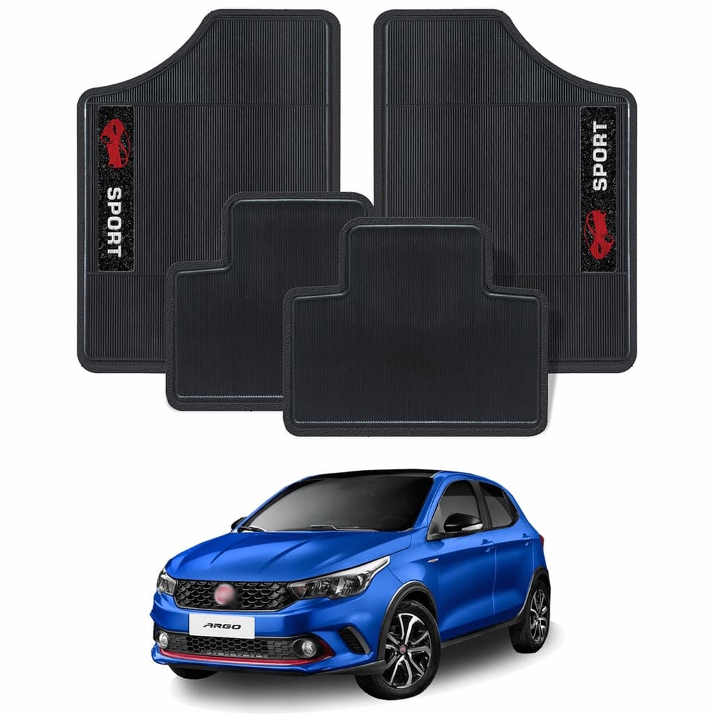 Tapete Personalizado para o Fiat Argo Copiar 04 Peças