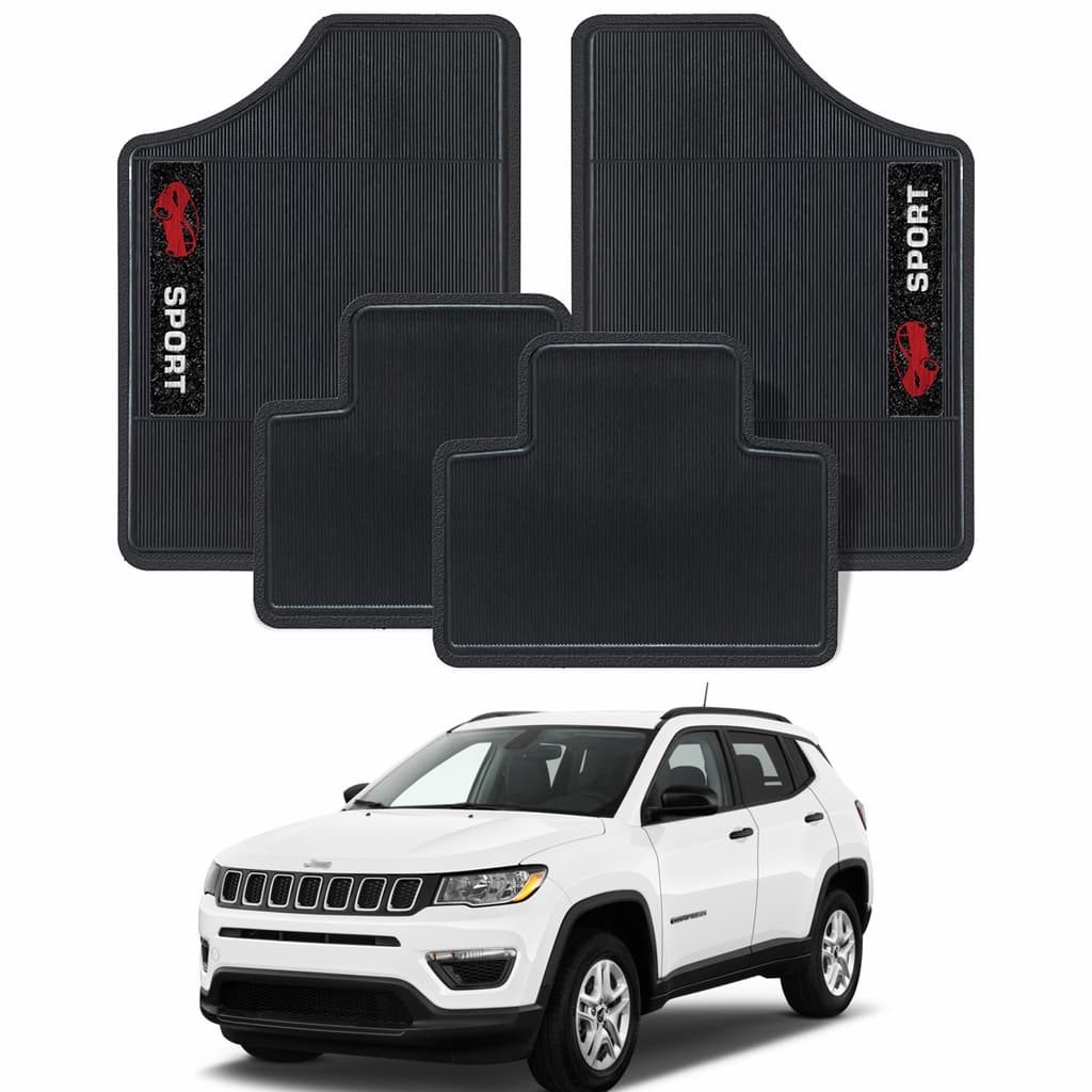 Tapete Personalizado para o Jeep Compass 04 Peças