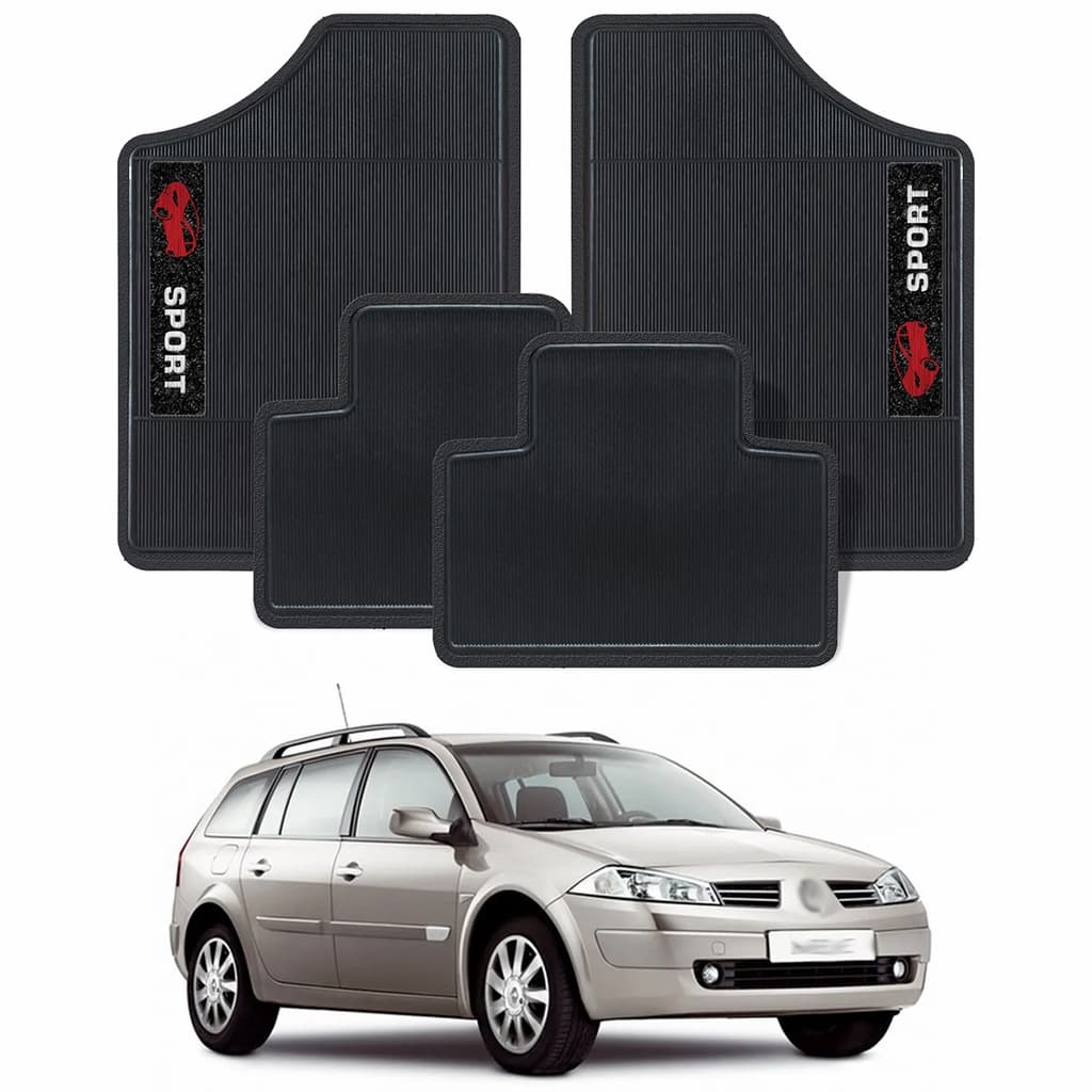 Tapete Personalizado para o Renault Megane 04 Peças