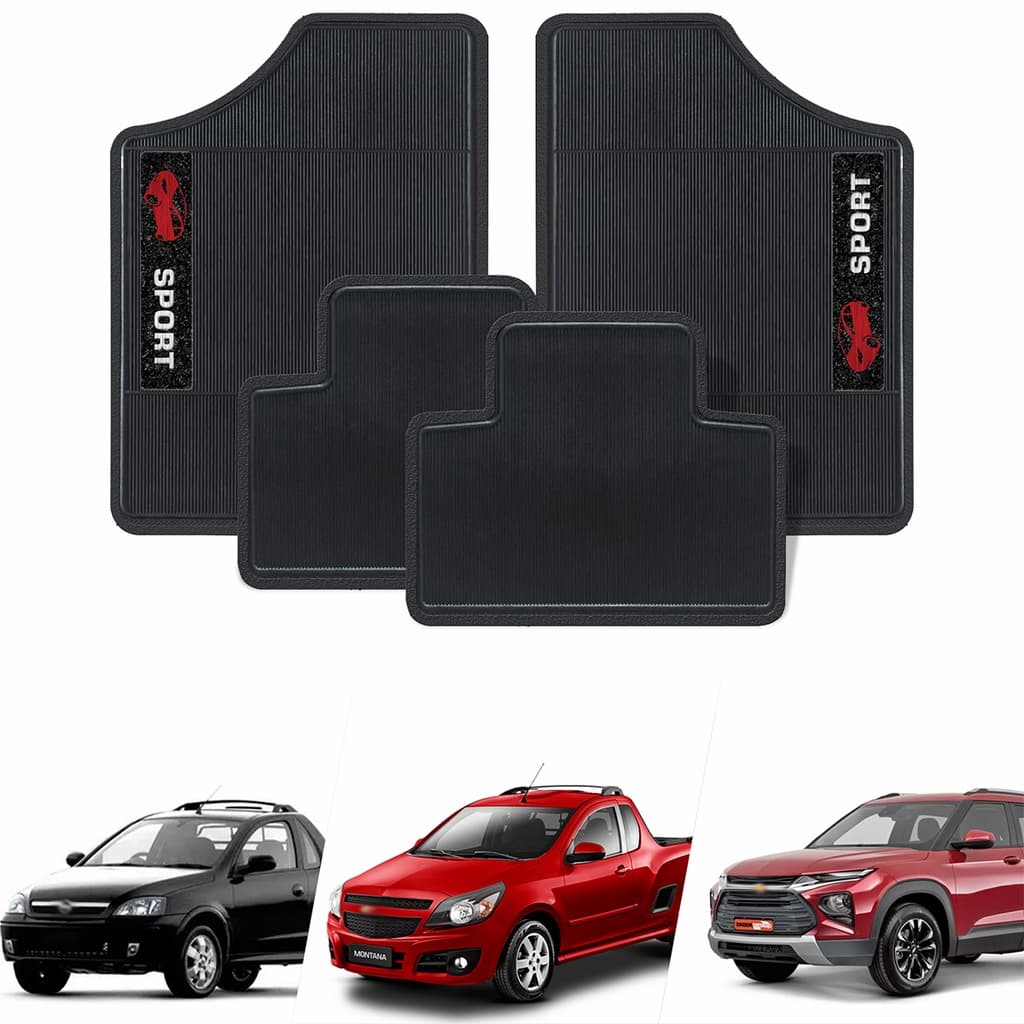Tapete Personalizado para o GM Montana 04 Peças