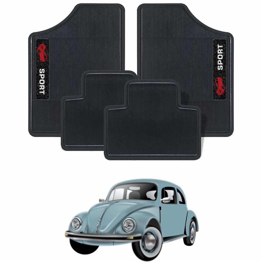 Tapete Personalizado para o Volkswagen Fusca 04 Peças
