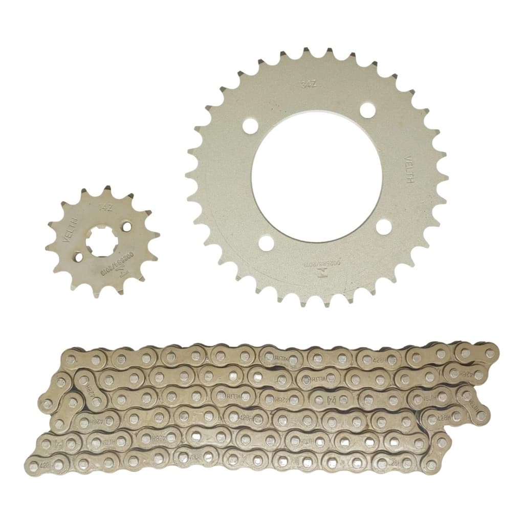 Kit Relação / Transmissão Honda Biz 125 2006 09 15 Até 2023