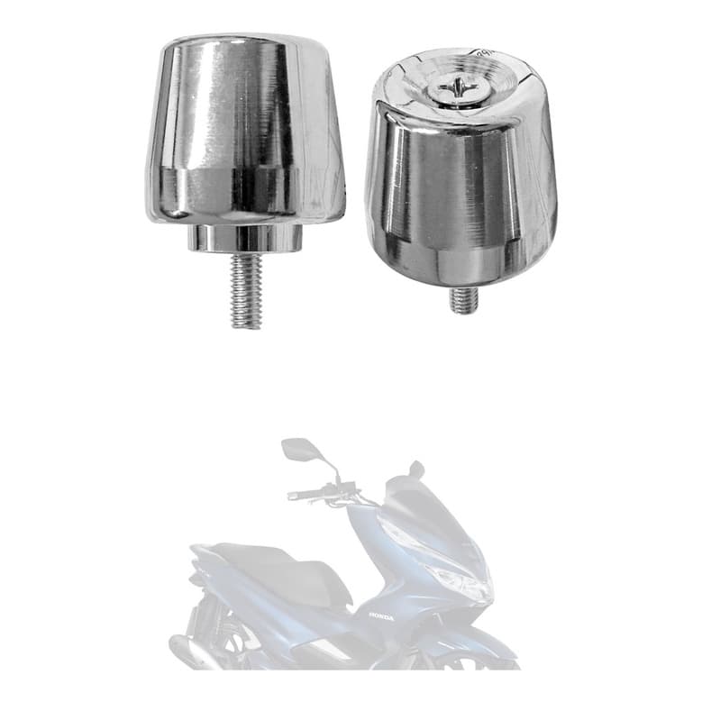 Par Peso De Guidão Pcx 150 2019 / Adv 150 - Cromado Ou Preto