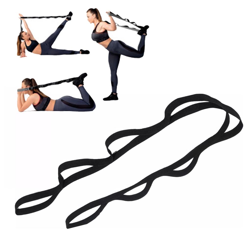 Faixa de Alongamento para Pilates e Yoga – Treino Academia Musculação Fisioterapia
