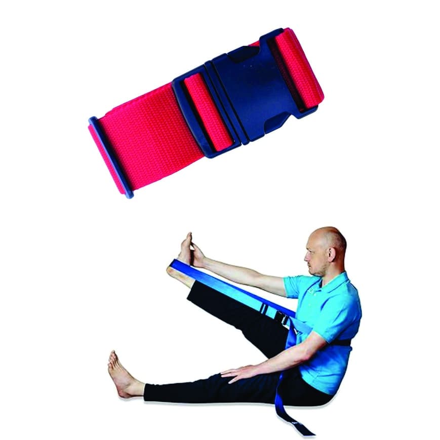 cinto vermelho para terapias manuais mobilização articular tração cervical cinto pata fisioterapia ortopedia quiropraxia e osteopatia