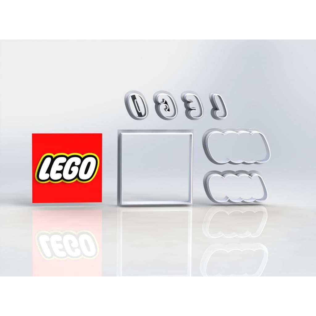Cortador De Plástico Para Pasta Americana - Lego - Logo Modular