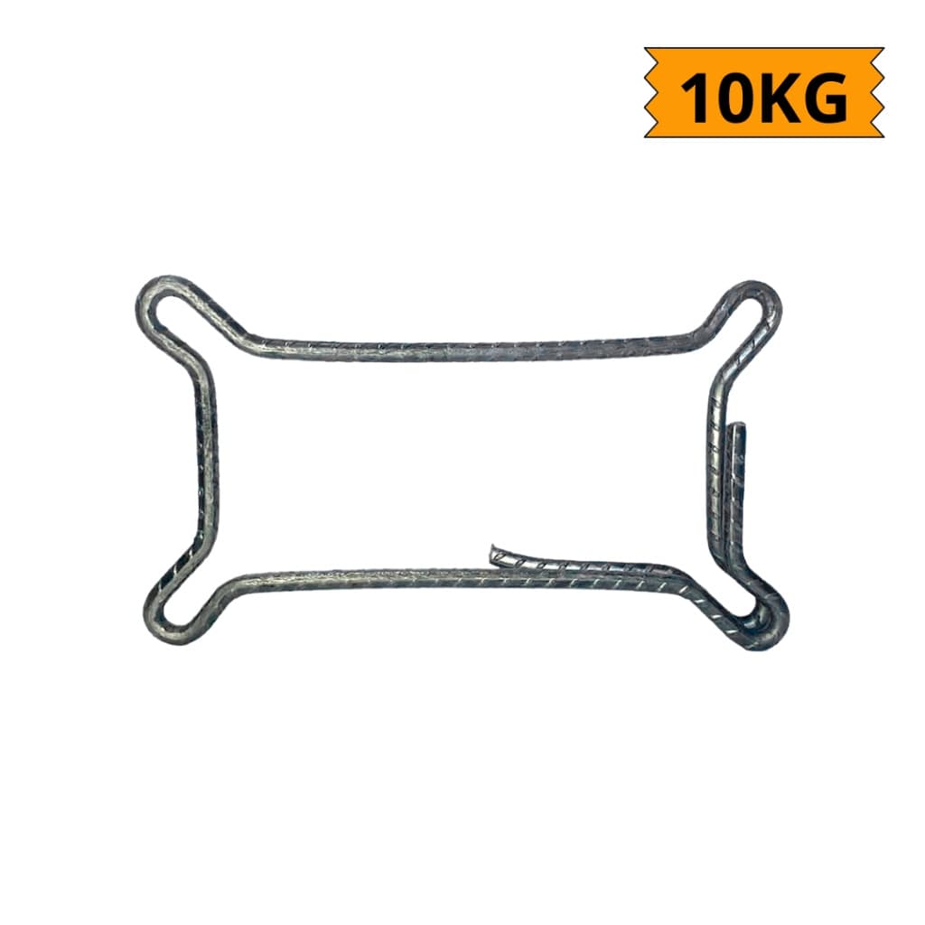 Estribo Retangular com encaixe de 8mm em ferro 4.2mm 1Cx 10KG