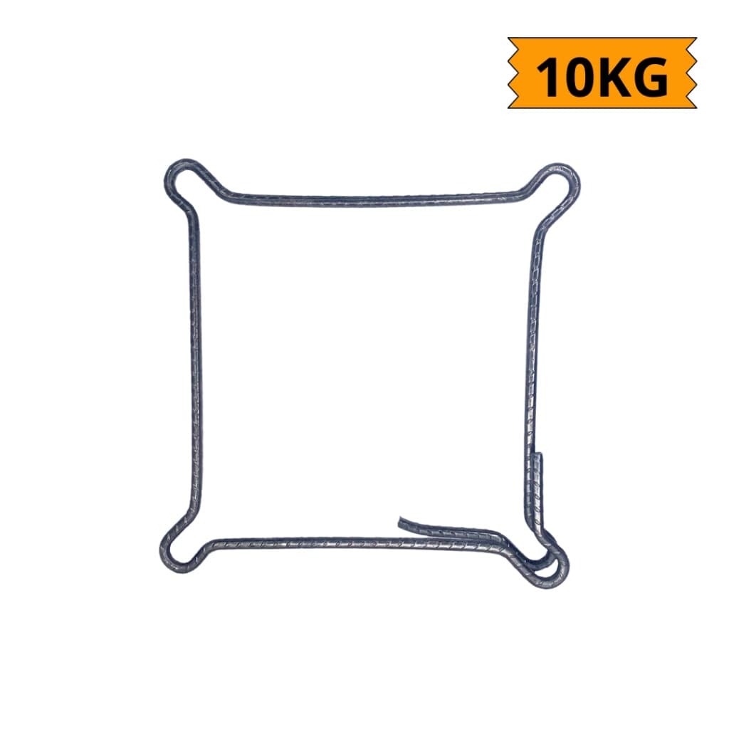 Estribo dobrado no ferro 4.2mm com encaixe de 6.3mm 1 caixa de 10kg