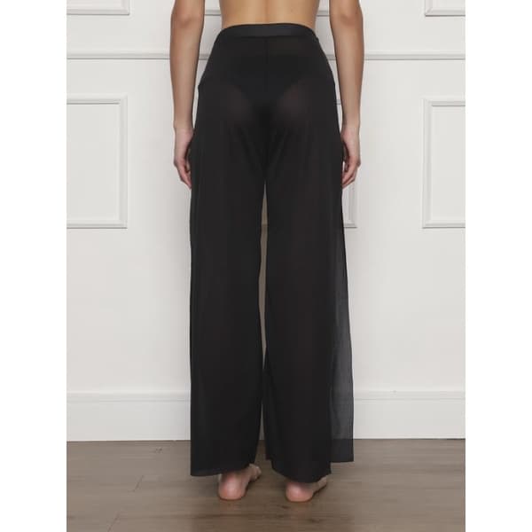 calça de praia com fenda lateral