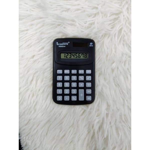 Mini Calculadora Eletrônica Estudante Kawaii Material De Escritório Papelaria Aritmética Financeira Pequena HE85514