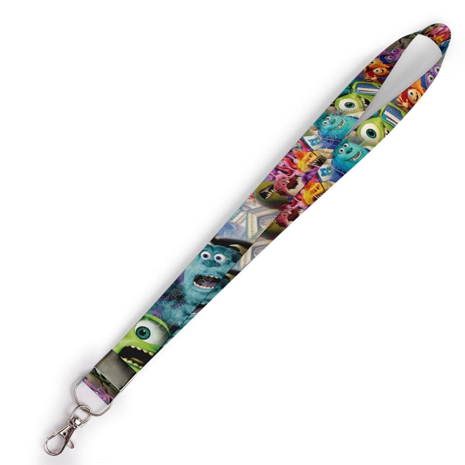 Cordão personalizado Monstros SA para crachá ou chaveiro com Mosquete