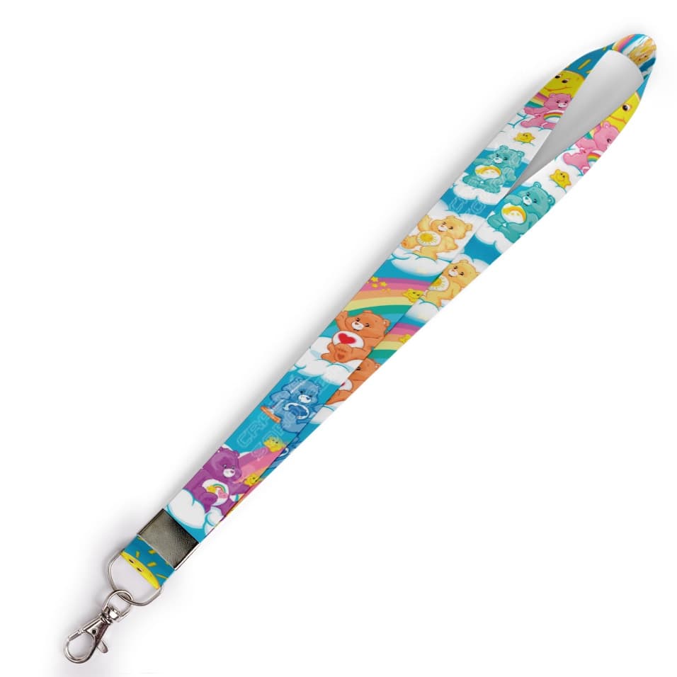 Cordão personalizado Ursinhos Carinhosos para crachá ou chaveiro com Mosquete