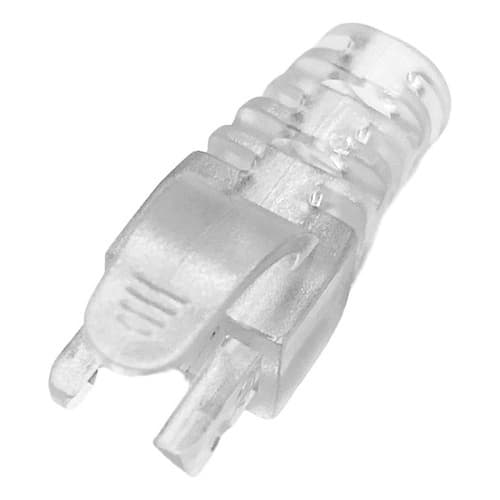 50 Pçs Capa Protetora Snap In Transparente P/ Conector Rj45 - LINK+