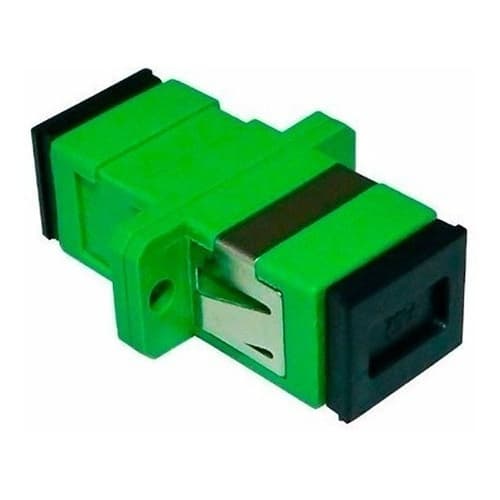 50 Pçs Emenda Óptica Sc Ftth Monomodo Verde Apc Passante Acoplador Óptico - LINK+