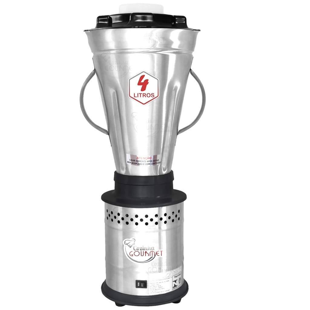 Liquidificador Industrial 4 Litros 1200w Alta Rotação 18000rpm Profissional