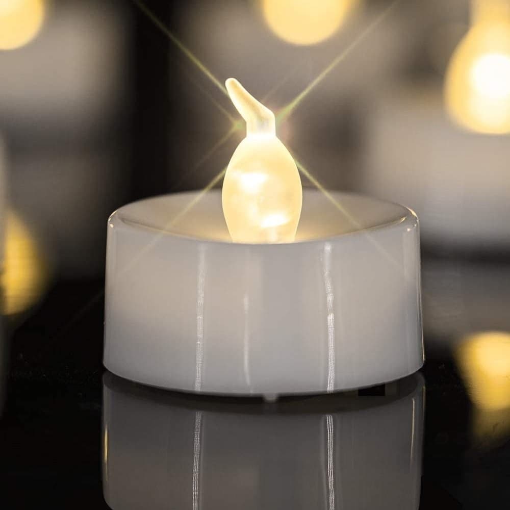 Kit 2 Velas Eletrônica Decorativa Led Luz Decoração Bateria