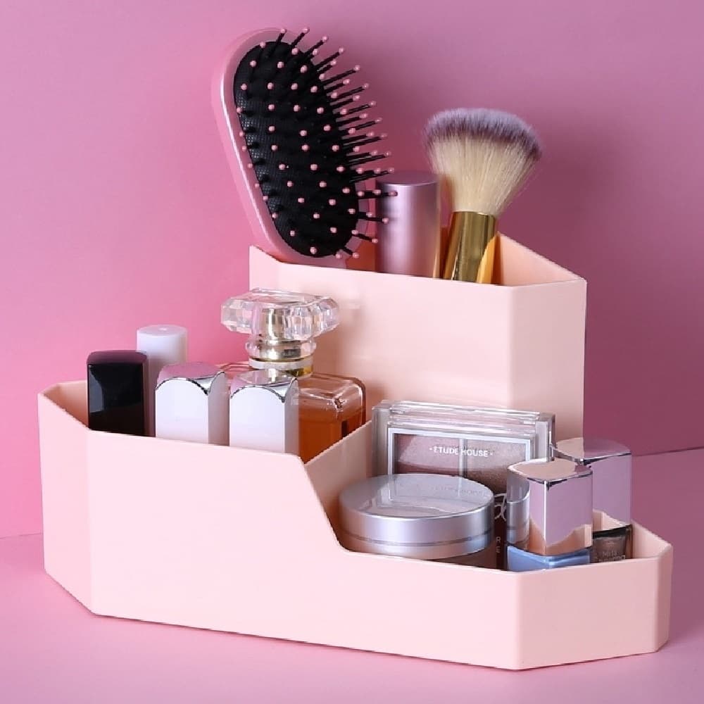 Organizador Suporte de Mesa Multiuso Escritório Kit Maquiagem