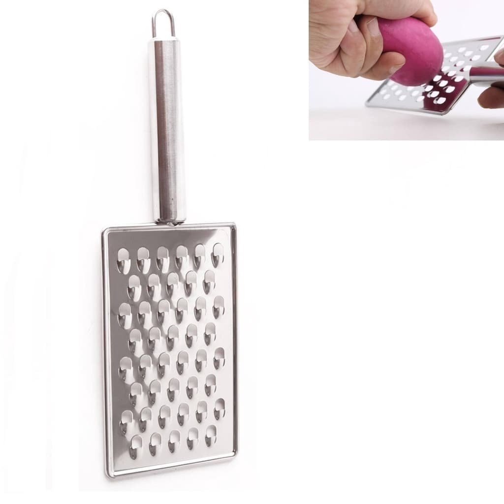 Kit 12 Ralador Cozinha Aço Inox Legumes Queijo Vegetais 26cm