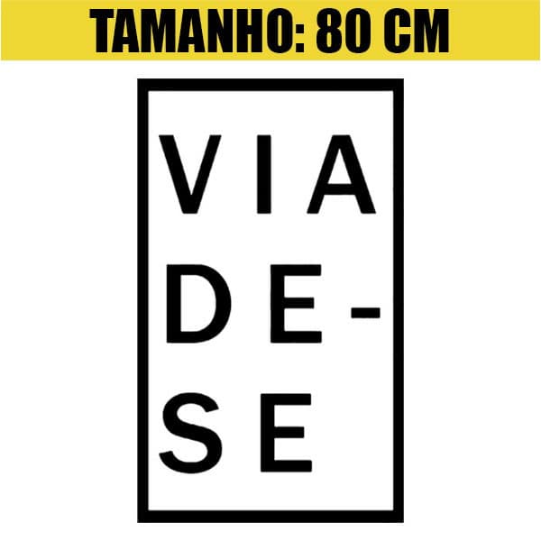 Adesivo Decorativo Parede Porta Geladeira - VIADE-SE ARTE