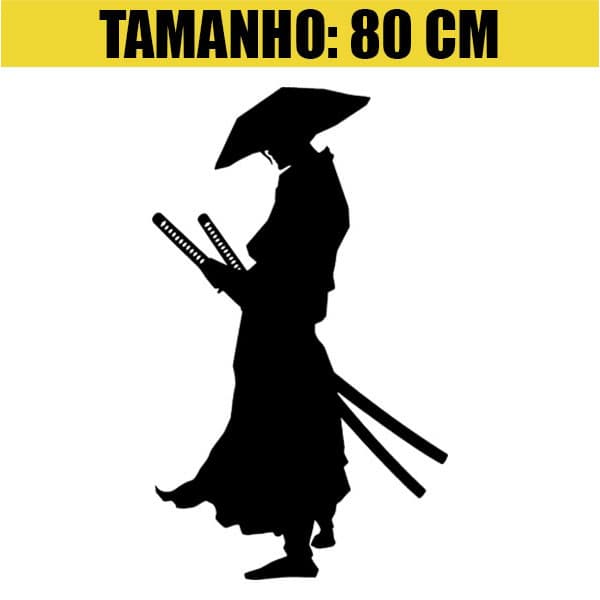 Adesivo Decorativo Parede Porta Geladeira - Samurai Digno