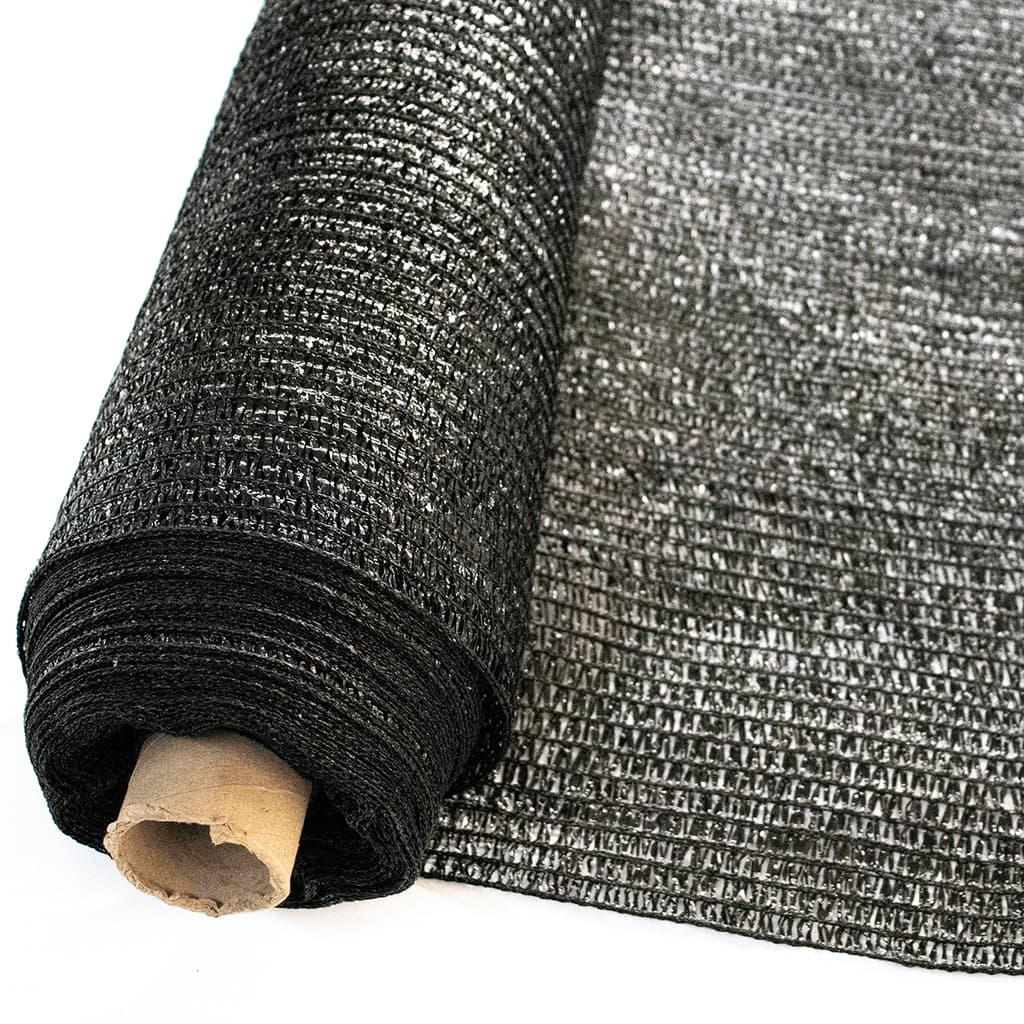 Tela Sombrite Raschel 50% 4x1m Preta Proteção e Sombreamento de Estufa Horta Flores Anti UV