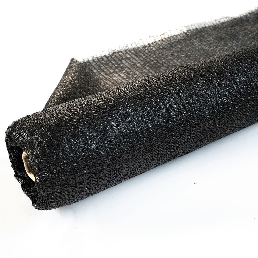 Tela Sombrite Raschel 50% 8x25m Preta Proteção e Sombreamento de Estufa Horta Flores Anti UV