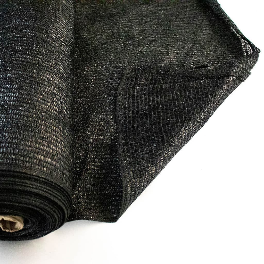 Tela Sombrite Raschel 70% 1,5x3m Preta Proteção e Sombreamento de Estufa Horta Flores Anti UV