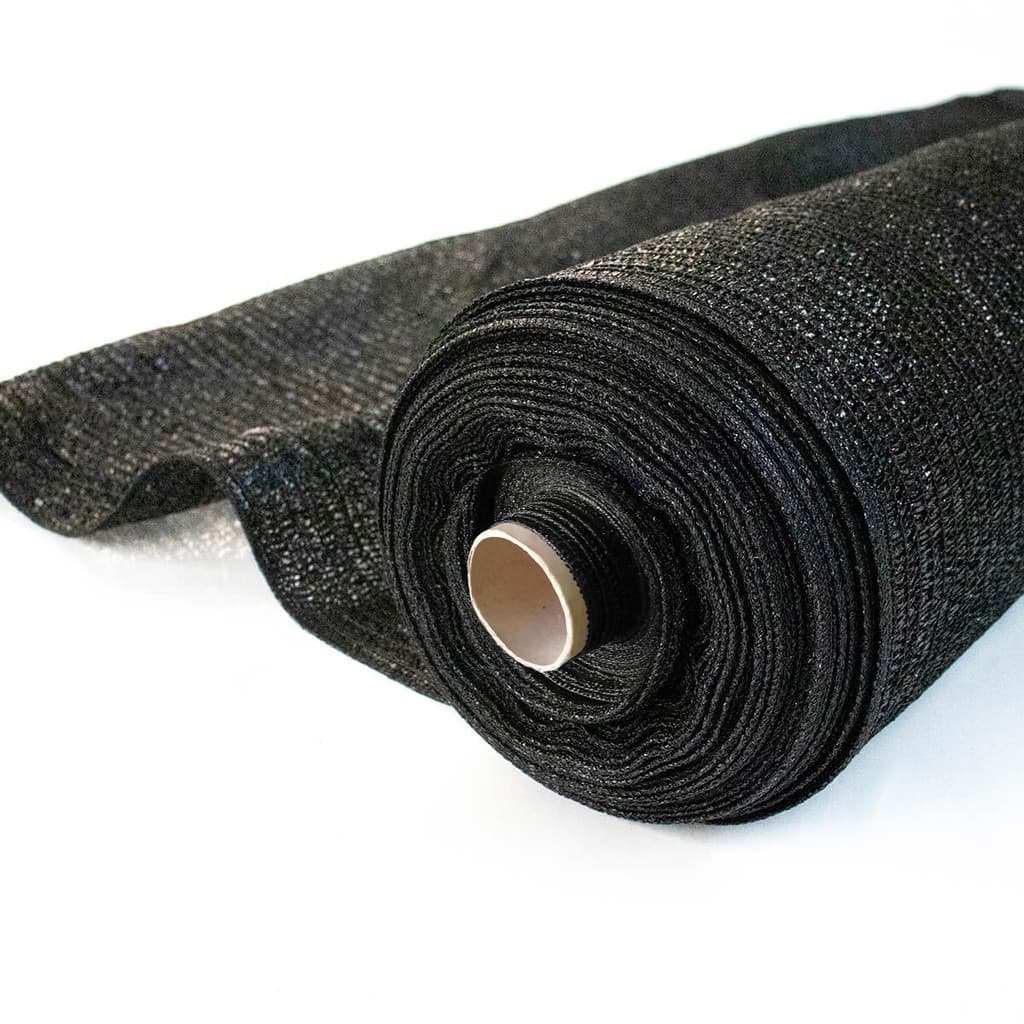 Tela Sombrite Raschel 70% 6x14m Preta Proteção e Sombreamento de Estufa Horta Flores Anti UV