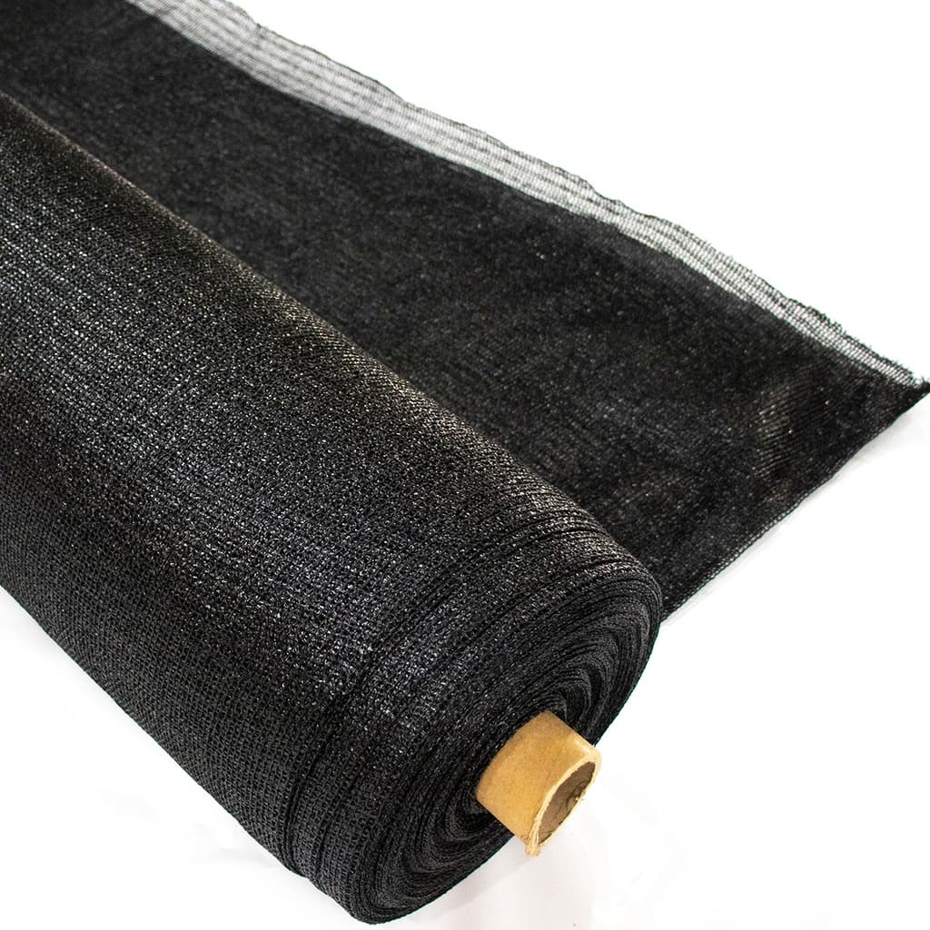 Tela Sombrite Raschel 80% 4x1m Preta Proteção e Sombreamento de Estufa Horta Flores e Anti UV