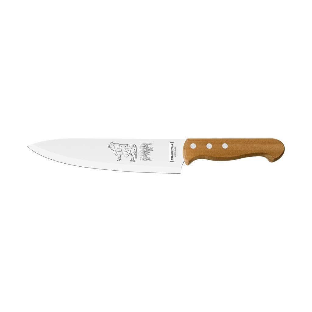 Faca Carne Churrasco Tramontina Madeira 8"
