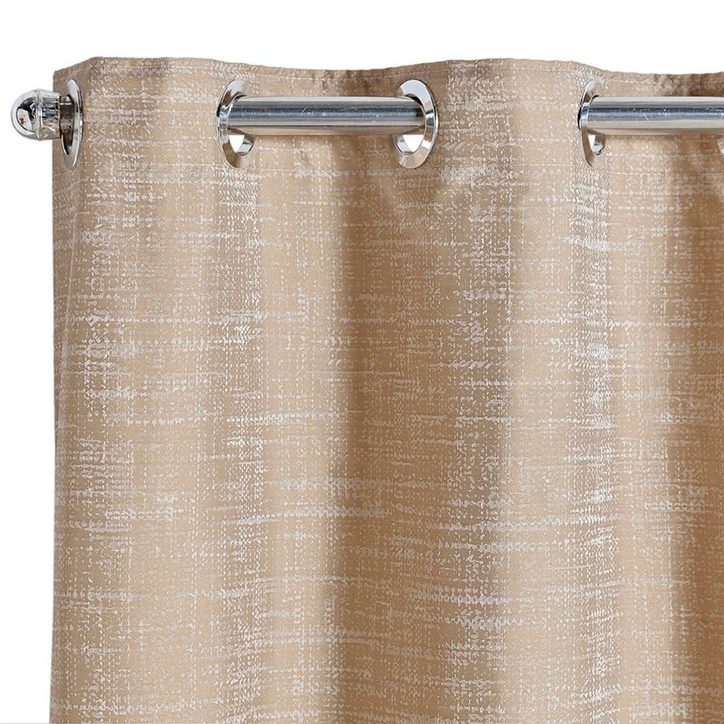 Cortina em Tecido Jacquard Atenas Desert 2,70 m x 2,30 m