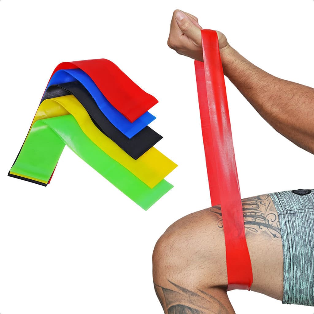 Kit 5 Faixa Elástica Super Mini Band Para Treino Exercícios