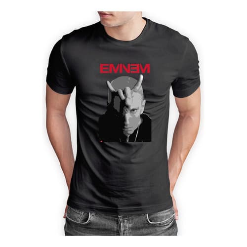 Camiseta Eminem Slim Shaddy Rap Hip Hop Swag Malha Premium