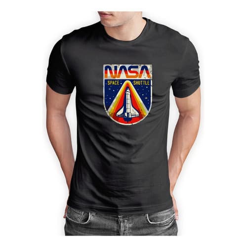 Camiseta Nasa Agencia Espacial Geek Anos 80 Vintage Malha