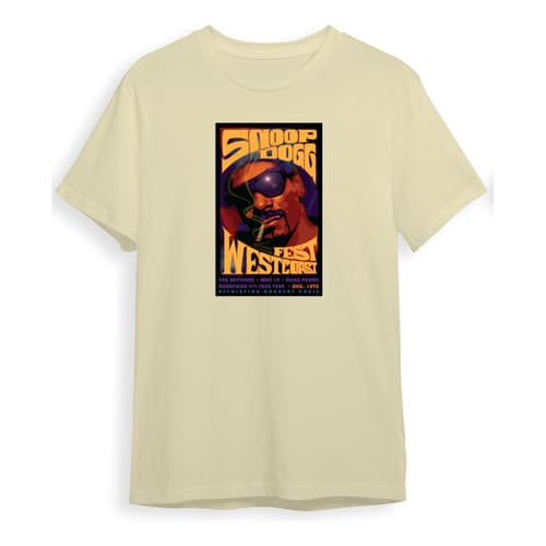 Camiseta Snoop Doggy West Coast Gangster Crips Rap Hip´hop