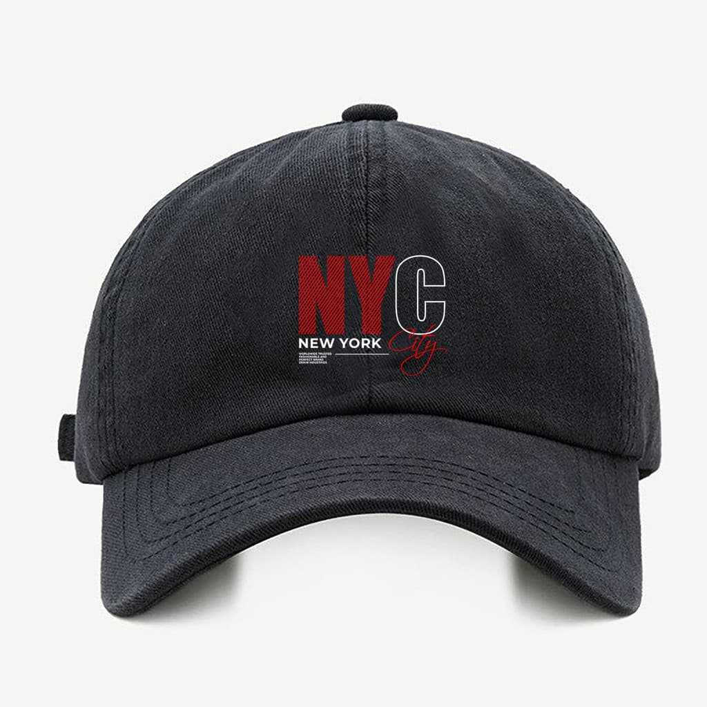 Bone baseball Masculino Bege Preto Branco NYC NewYork City